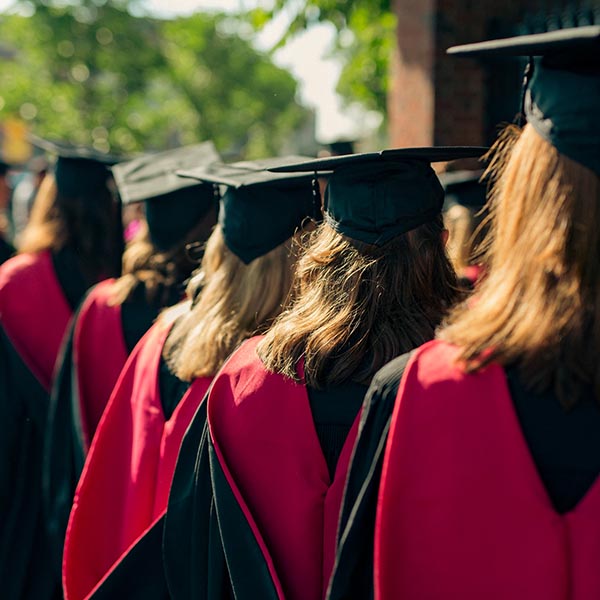 Students graduating